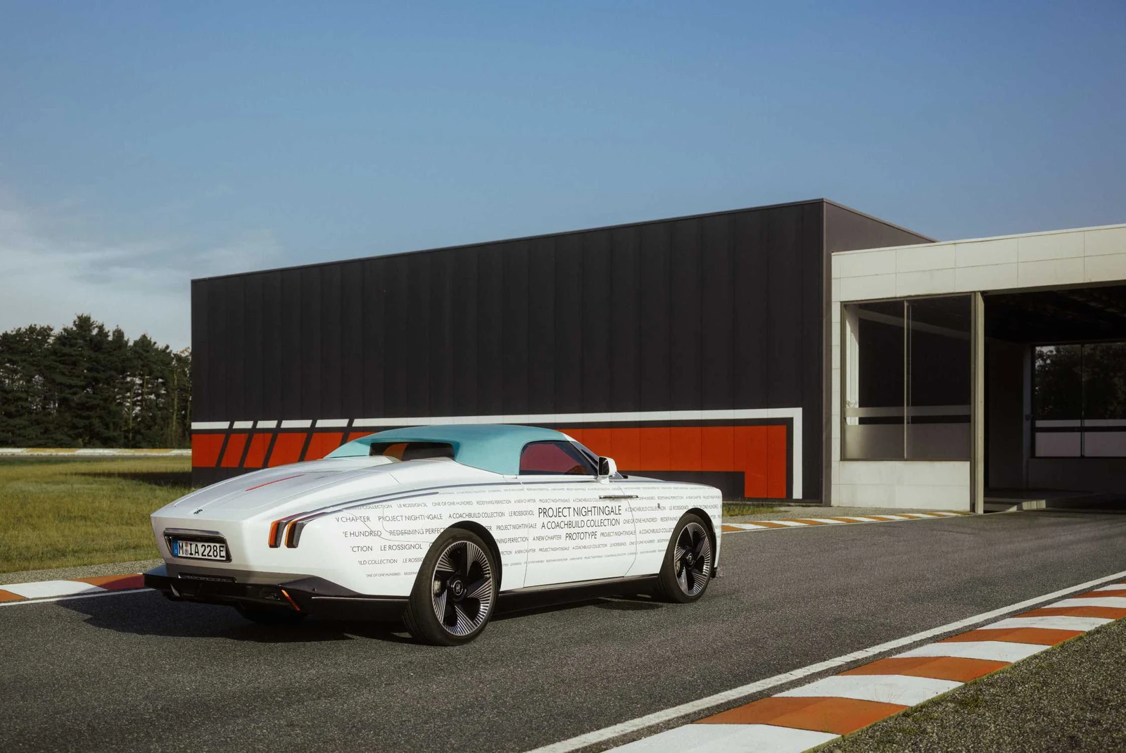 Rolls-Royce Project Nightingale prototype on a test track during its 2026 validation programme.
