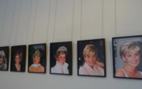 Diana: Her Fashion Story exhibition at Kensington Palace in 2017; contextual image, not the Revenge Dress.