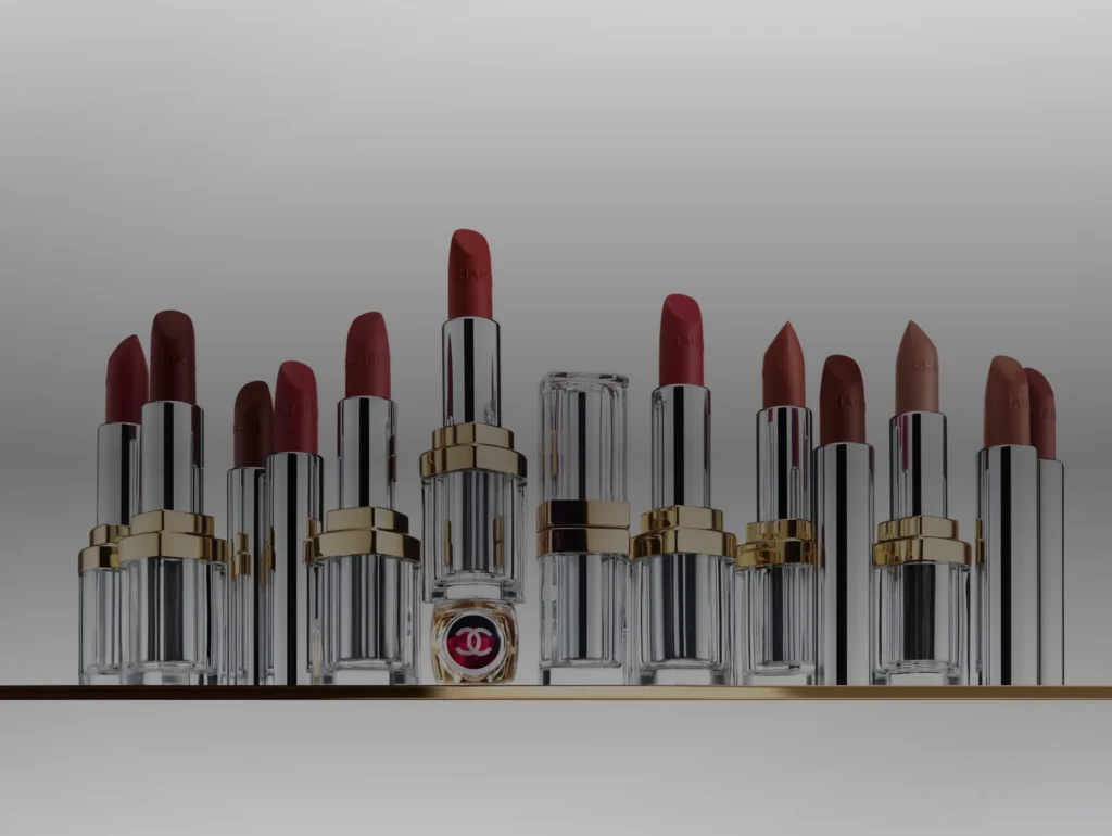 Chanel 31 Le Rouge refillable lipstick in brand-supplied photography.