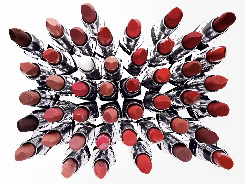 Rouge Dior refillable lipstick in brand-supplied product photography.