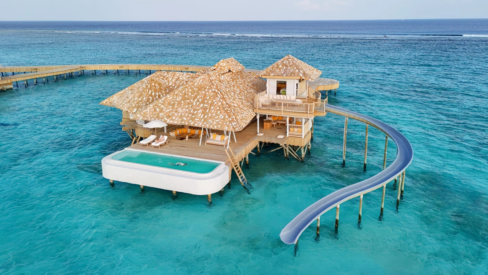 Overwater hideaway at Soneva Secret in the Maldives, one of the properties discussed in the 2026 MICHELIN Key expansion.