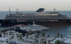 EXPLORA I docked in Port Hercule, Monaco, photographed in June 2026.
