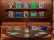 Interior of Le Café Louis Vuitton at Louis Vuitton 57th Street in New York City.