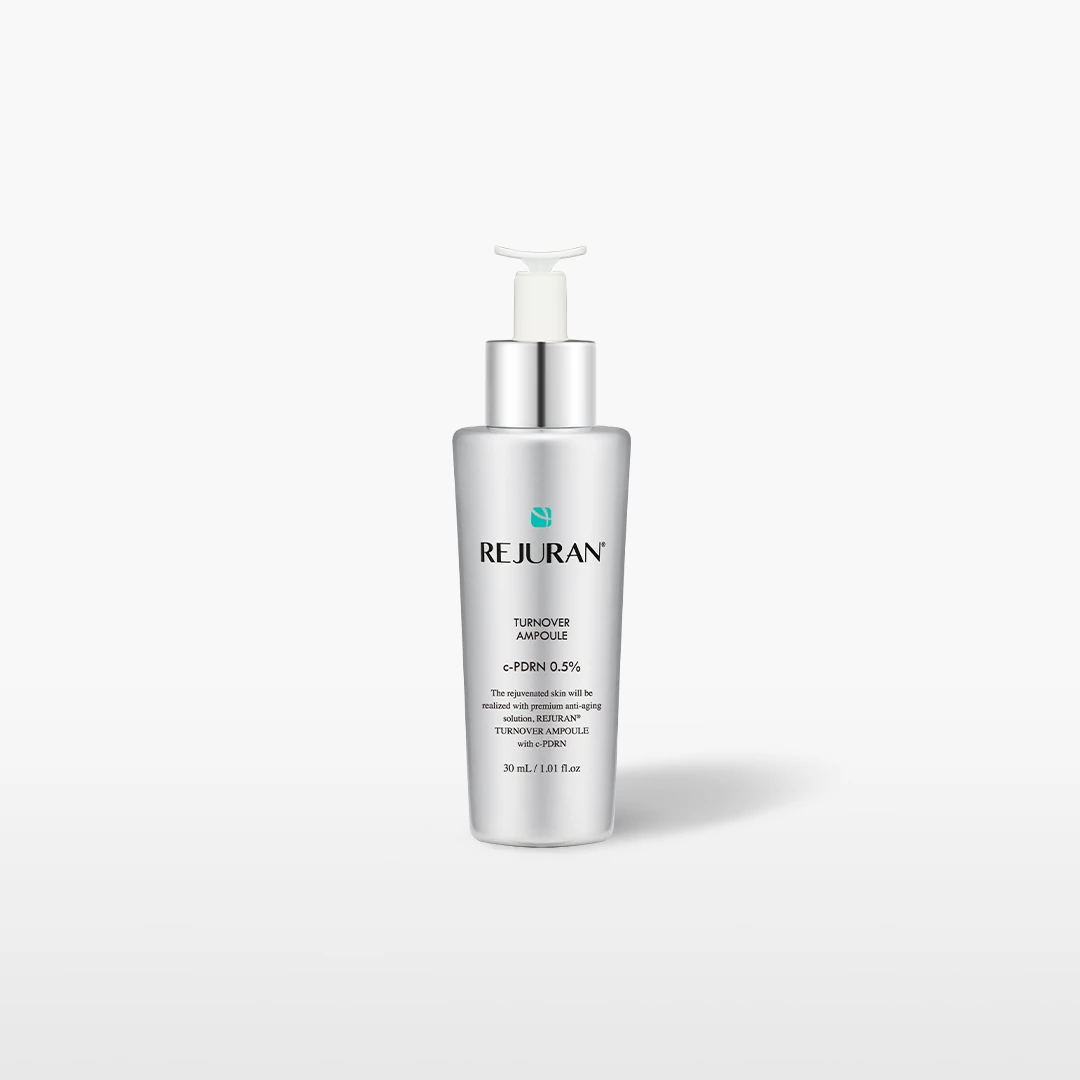 REJURAN Turnover Ampoule c-PDRN face serum in the 30 mL bottle.