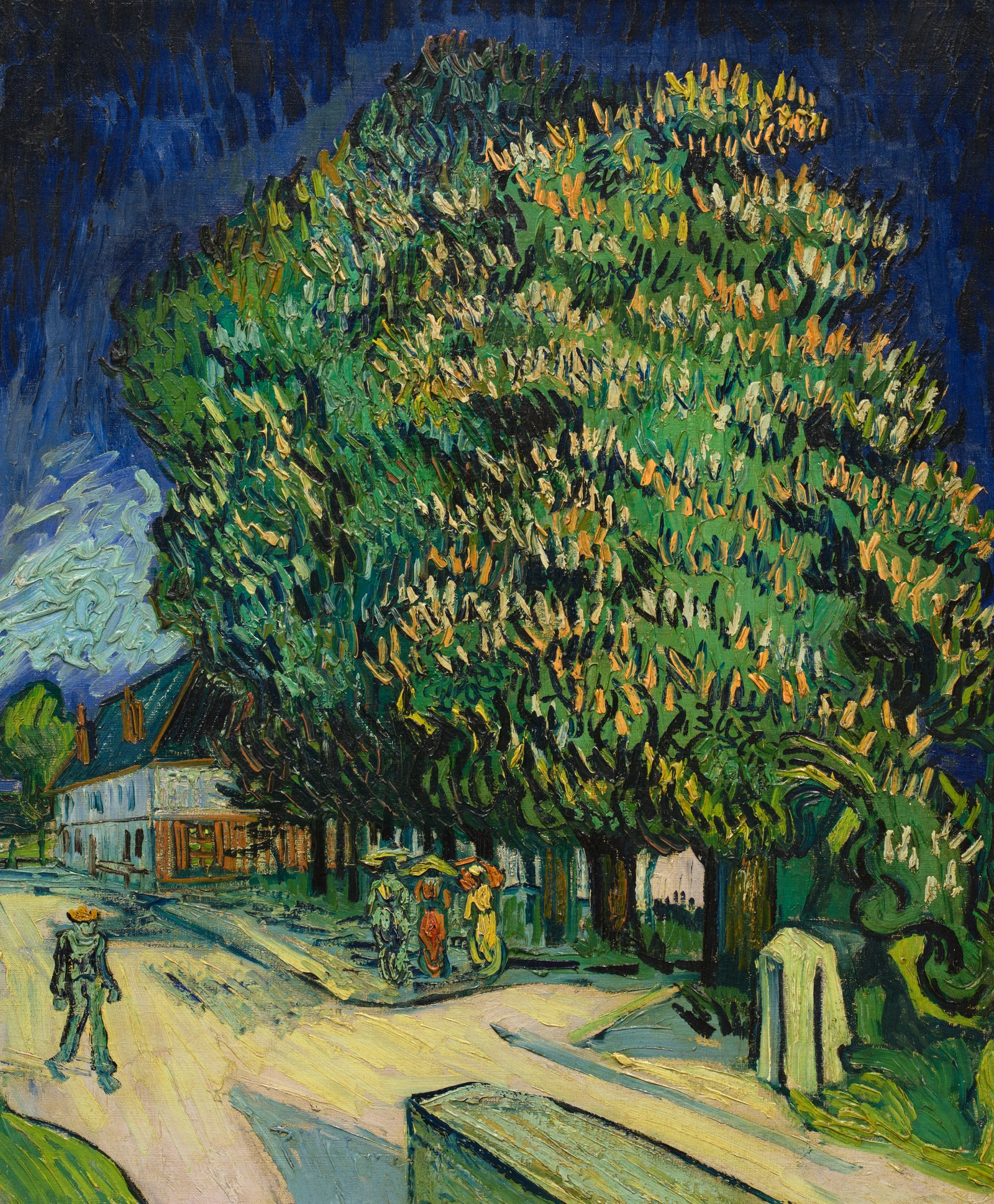 Vincent van Gogh's Châtaigniers en fleurs, the 1890 painting estimated for Sotheby's Blaquier-Arrieta sale.