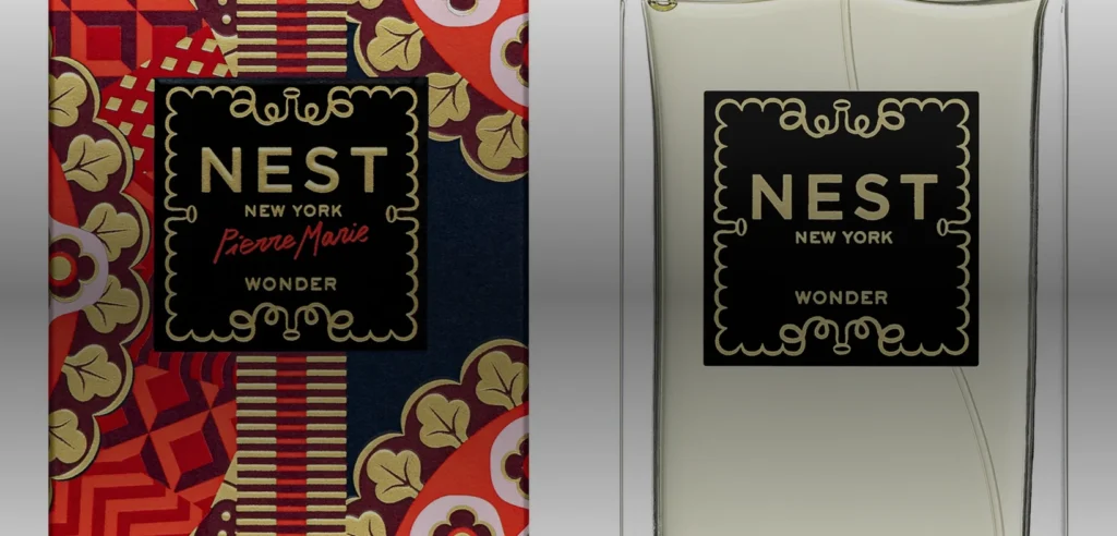 NEST New York Wonder Eau de Parfum bottle with illustrated limited-edition packaging.