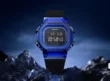 Casio G-SHOCK MRG-D5000 Blue Sapphire watch in official Casio campaign photography.